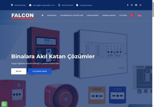 Falcon Güvenlik | Yangın ve Gaz Alarm Sistemleri