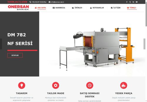 ÖNERSAN SHRINK – Shrink Makinası