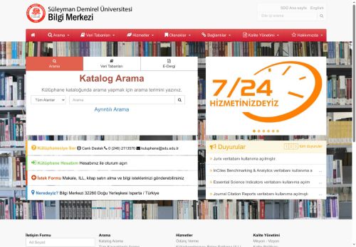 Süleyman Demirel Üniversitesi Bilgi Merkezi