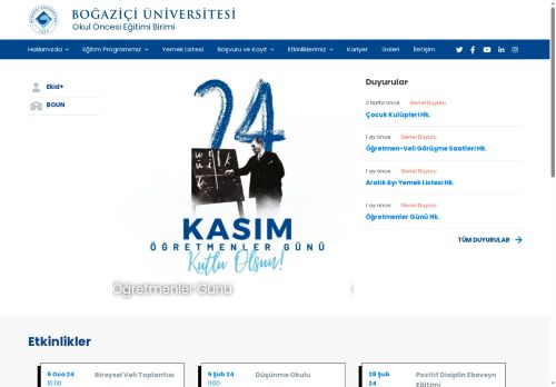 Okul Öncesi Eğitimi Birimi