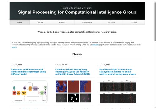 Signal Processing for Computational Intelligence Group- Home