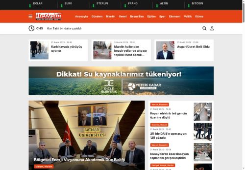 Günlük Bağımsız GazeteMardin İletişim Gazetesi - Mardin İletişim Gazetesi