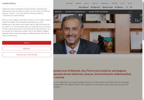 Rektörlük - Koç Üniversitesi