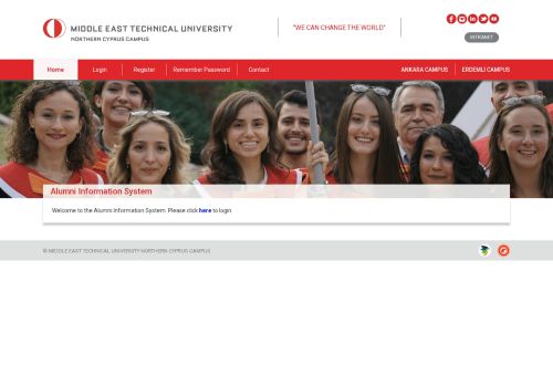 METU NCC Alumni Information System