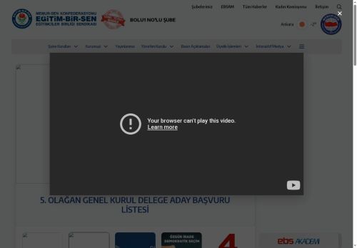 Eğitim-Bir-Sen | Eğitimciler Birliği Sendikası