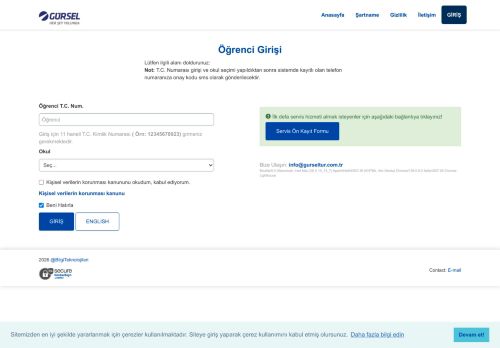 Öğrenci Girişi