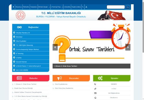 Yahya Kemal Beyatlı Ortaokulu - BURSA / YILDIRIM