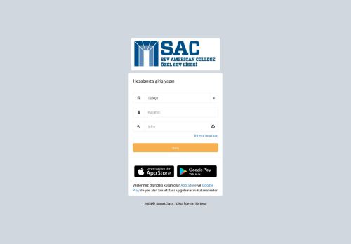 SmartClass : Okul İşletim Sistemi - ÖZEL SEV LİSESİ