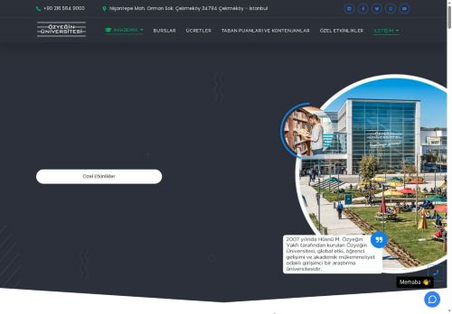 Aday Öğrenci | Özyeğin Üniversitesi