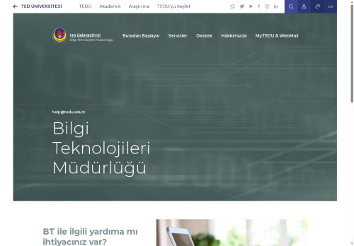 Bilgi Teknolojileri Müdürlüğü | TED Üniversitesi