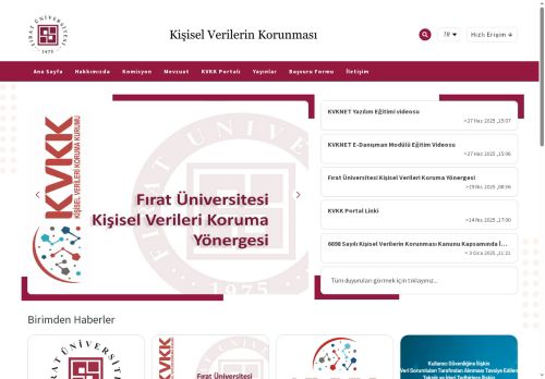 Ana Sayfa | Fırat Üniversitesi