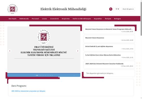 Ana Sayfa | Fırat Üniversitesi