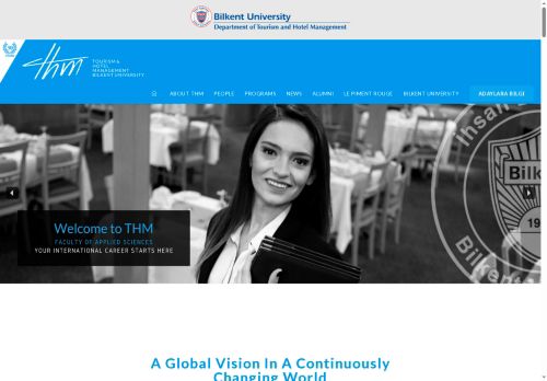 Bilkent University – Department of Tourism & Hotel Management