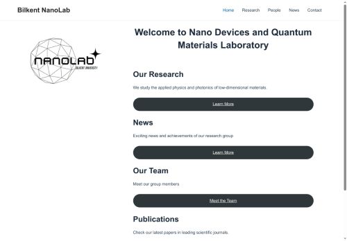 Bilkent NanoLab – NanoLab at Bilkent University