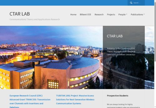 CTAR LAB — Communications Theory and Applications Research