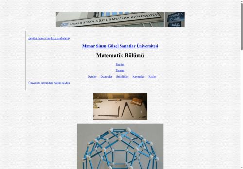 Kişiler(Matematik Bölümü, Mimar Sinan Güzel Sanatlar Üniversitesi)