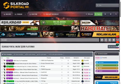 Silkroad Portal Online İçerik Platformu