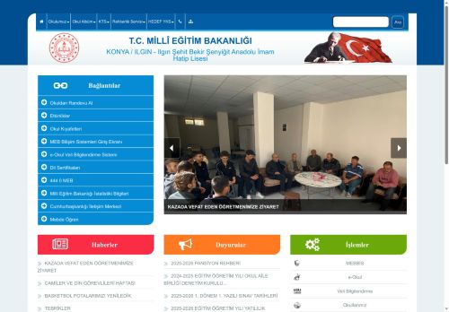 Ilgın Şehit Bekir Şenyiğit Anadolu İmam Hatip Lisesi - KONYA / ILGIN