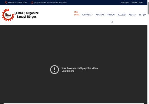 Çankırı Çerkeş Organize Sanayi Bölgesi