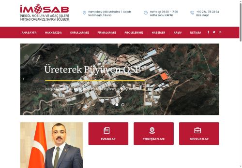 İnegöl Mobilya ve Ağaç İşleri İhtisas Organize Sanayi Bölgesi – İMOSAB