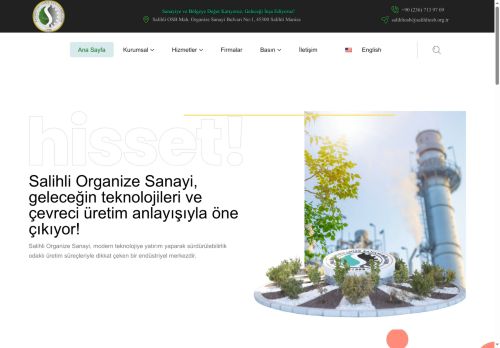 Salihli Organize Sanayi Bölgesi Müdürlüğü - Ana Sayfa