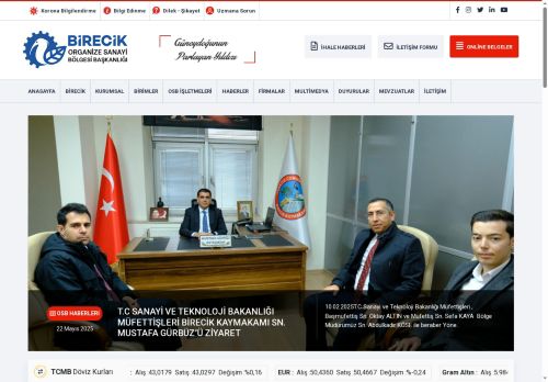 Birecik Organize Sanayi Bölgesi Başkanlığı