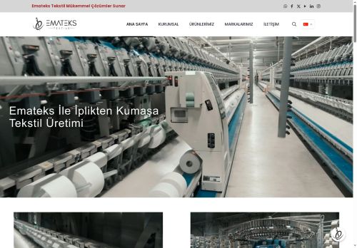 Emateks - İplikten Kumaşa Tekstil Üretimi