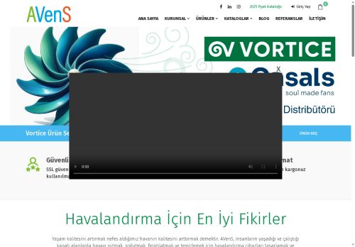 Vortice Türkiye Distribütörü - Avens Havalandırma