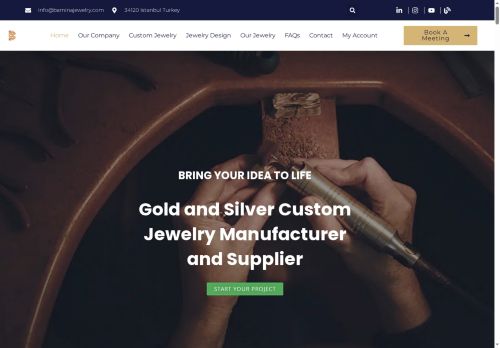 Custom Jewelry Manufacturer -Silver and Gold Jewelry