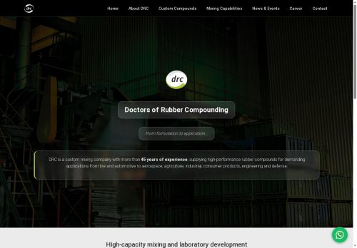 High-Performance Rubber Compounds | DRC Custom Mixing