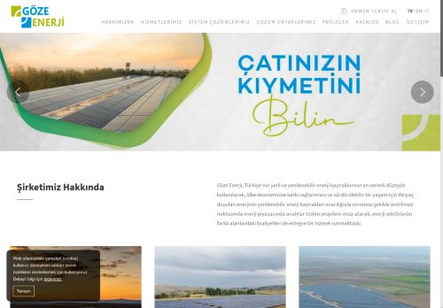 Göze Enerji | Yenilenebilir Enerji Sistemleri