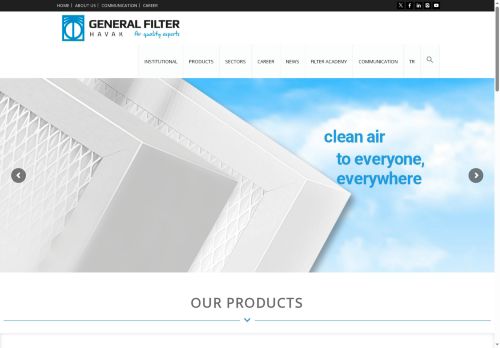 Air quality experts - General Filter Havak