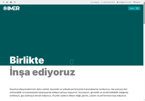 IMER-L&T - IMER-L&T Avrupa'nın En Büyük Transmikser Üreticisi