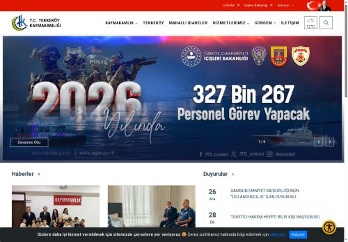 T.C Tekkeköy Kaymakamlığı