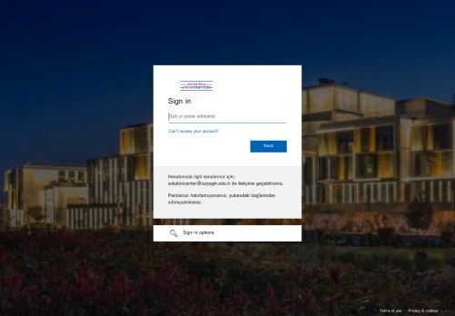 Ozyegin University - SIS