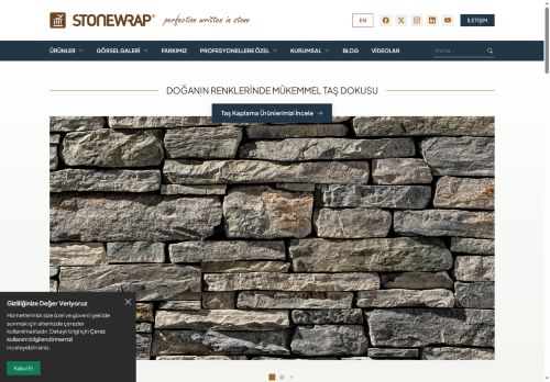 Dekoratif Taş ve Tuğla, Kültür Taşı, Yapay Taş Tuğla Duvar Kaplama | Stonewrap