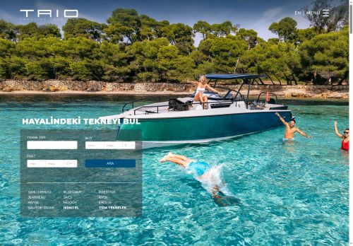 Trio Deniz | Motor yat, yelkenli, katamaran ve diğer tekne kategorilerinde yeni ve ikinci el seçenekler