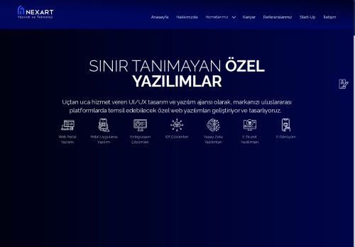 Yazılım Şirketi | Web Portal Yazılımı | Mobil Uygulama Yazılımı | Nexart Yazılım ve Teknoloji | Ankara