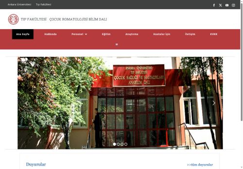 Öğretim Kadrosu – Çocuk Romatolojisi Bilim Dalı