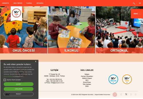 Özel İzmir SEV İlköğretim Kurumları: İZMİR SEV
