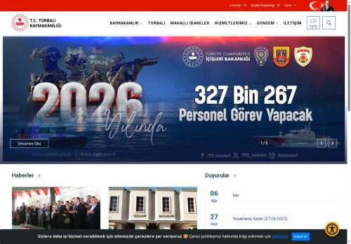 T.C. Torbalı Kaymakamlığı Resmi Web Sitesi