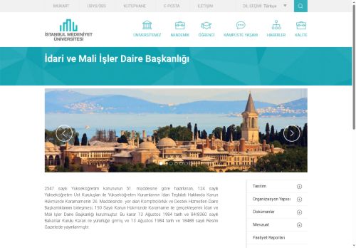 İdari ve Mali İşler Daire Başkanlığı