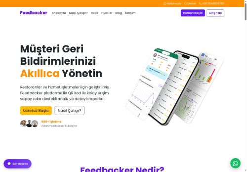 Müşteri Geri Bildirim Platformu - Feedbacker