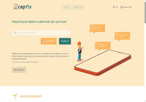 cepfix - Cep Telefonu ve Tablet Servisi