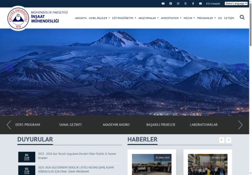 İnşaat Mühendisliği