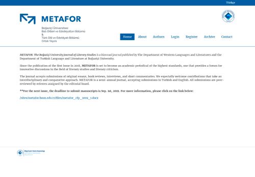Homepage | Metafor Dergisi
