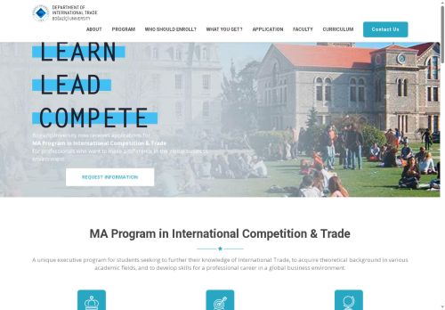 Master of Arts Program in International Competition and Trade - Boğaziçi University