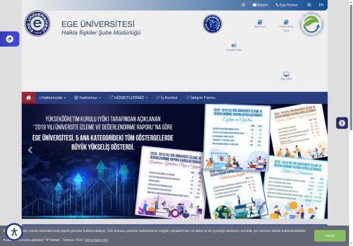 Ege Üniversitesi Rektörlüğü Halkla İlişkiler Şube Müdürlüğü