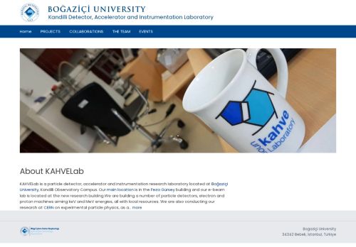 Welcome to Kandilli Detector, Accelerator and Instrumentation Laboratory | Kandilli Detector, Accelerator and Instrumentation Laboratory