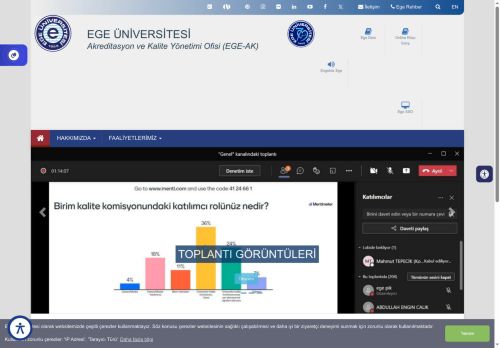 Akreditasyon ve Kalite Yönetimi Ofisi (EGE-AK)